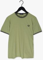 Grüne FRED PERRY T-shirt TWIN TIPPED T-SHIRT
