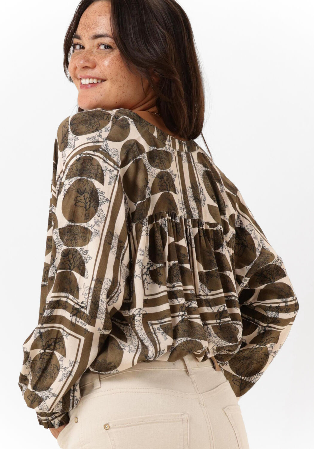 Gr&uuml;ne MOS MOSH Blusen MACHA LS BUBBLE BLOUSE - large