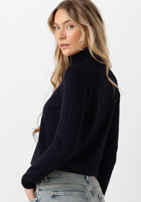 Dunkelblau SUMMUM Rollkragenpullover SWEATER TURTLE NECK BASIC KNIT - large