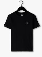 Schwarze INDIAN BLUE JEANS T-shirt T-SHIRT STRUCTURE PIQUE - medium