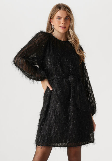 Schwarze JANSEN AMSTERDAM Minikleid FF559 JURK - large