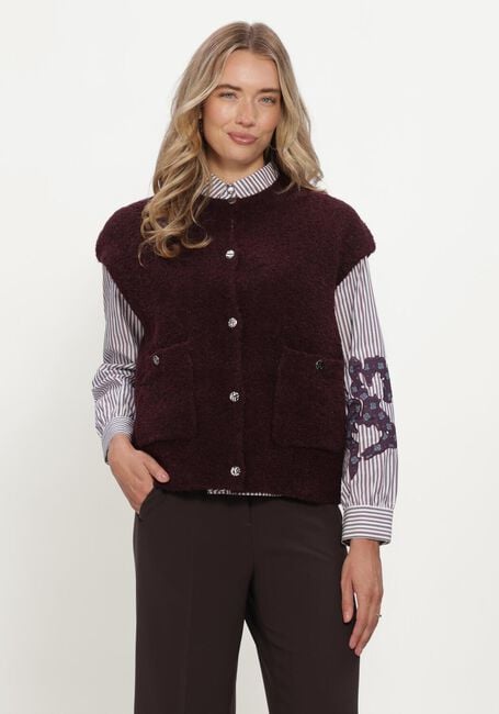 Bordeaux STUDIO AR Pullover & Cardigans IDONY BOUCLE KNIT - large