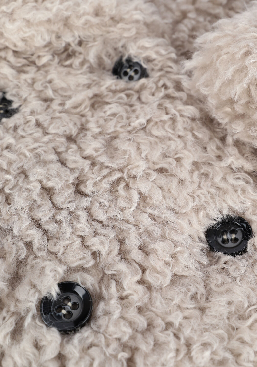 Taupe BEAUMONT Fake-Fur-Jack CURLI LIGHT WEIGHT SHORT COAT - large