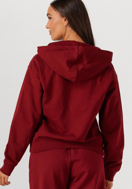 Bordeaux CALVIN KLEIN Sweatshirt MONOLOGO FRENCH TERRY FZ BF HOOD - large