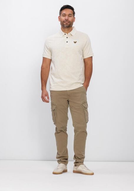 Beige PME LEGEND Polo-Shirt JACQUARD JERSEY - large