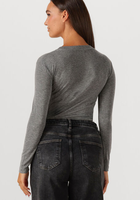 Graue WITHBLACK Top WBLJOSEFINE LS TEE - large