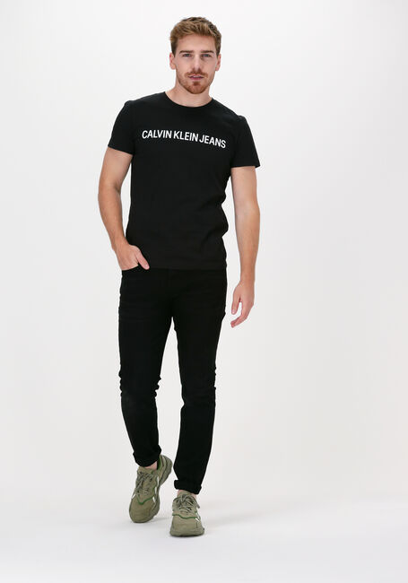 Schwarze SELECTED MEN Slim fit jeans SLHSLIM-LEON 4003 W.BLACK ST J - large