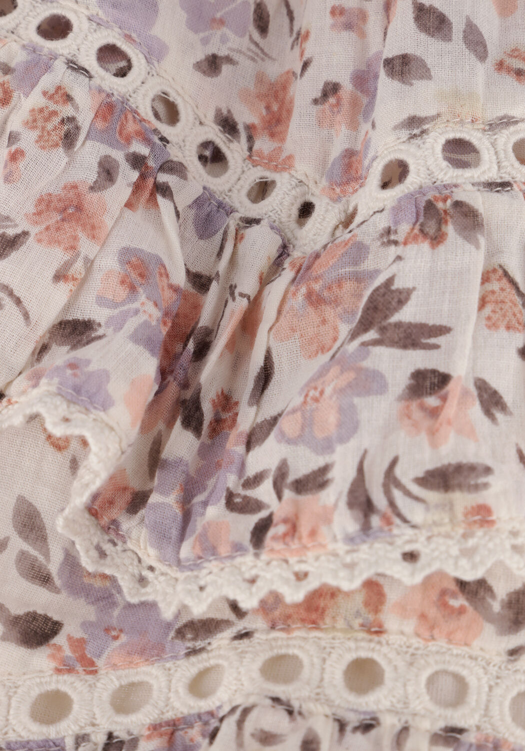 Hell-Pink NEO NOIR Minirock RICKI SOFT FLOWER SKIRT - large