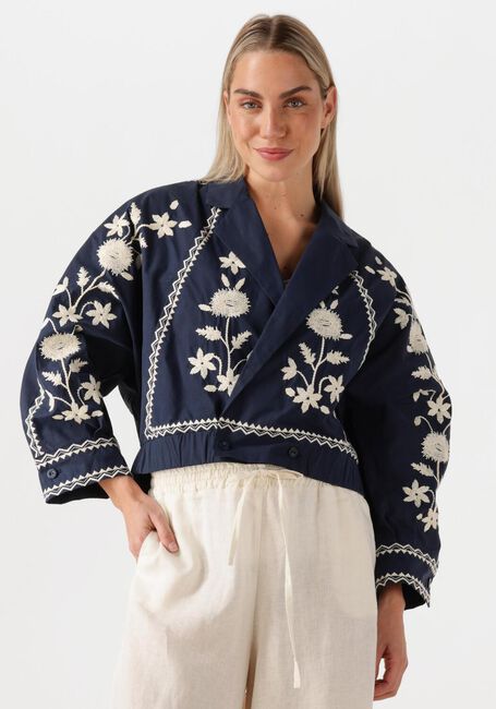 Dunkelblau ANTIK BATIK Jack WINNA BOMBER - large