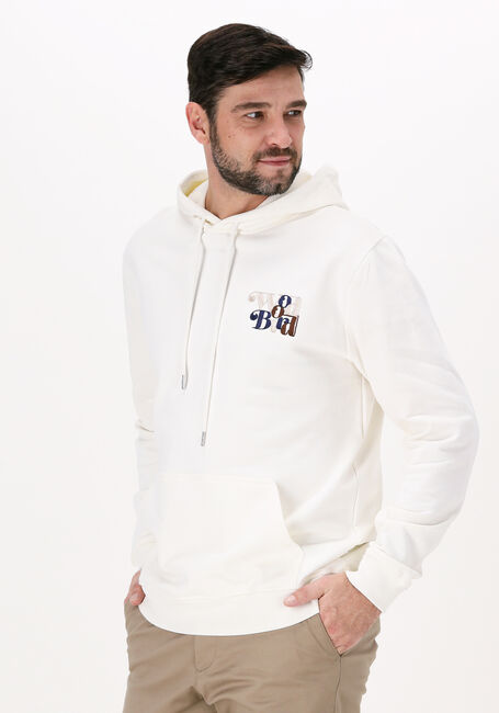 Weiße WOODBIRD Sweatshirt JIMMI WIRL HOOD - large