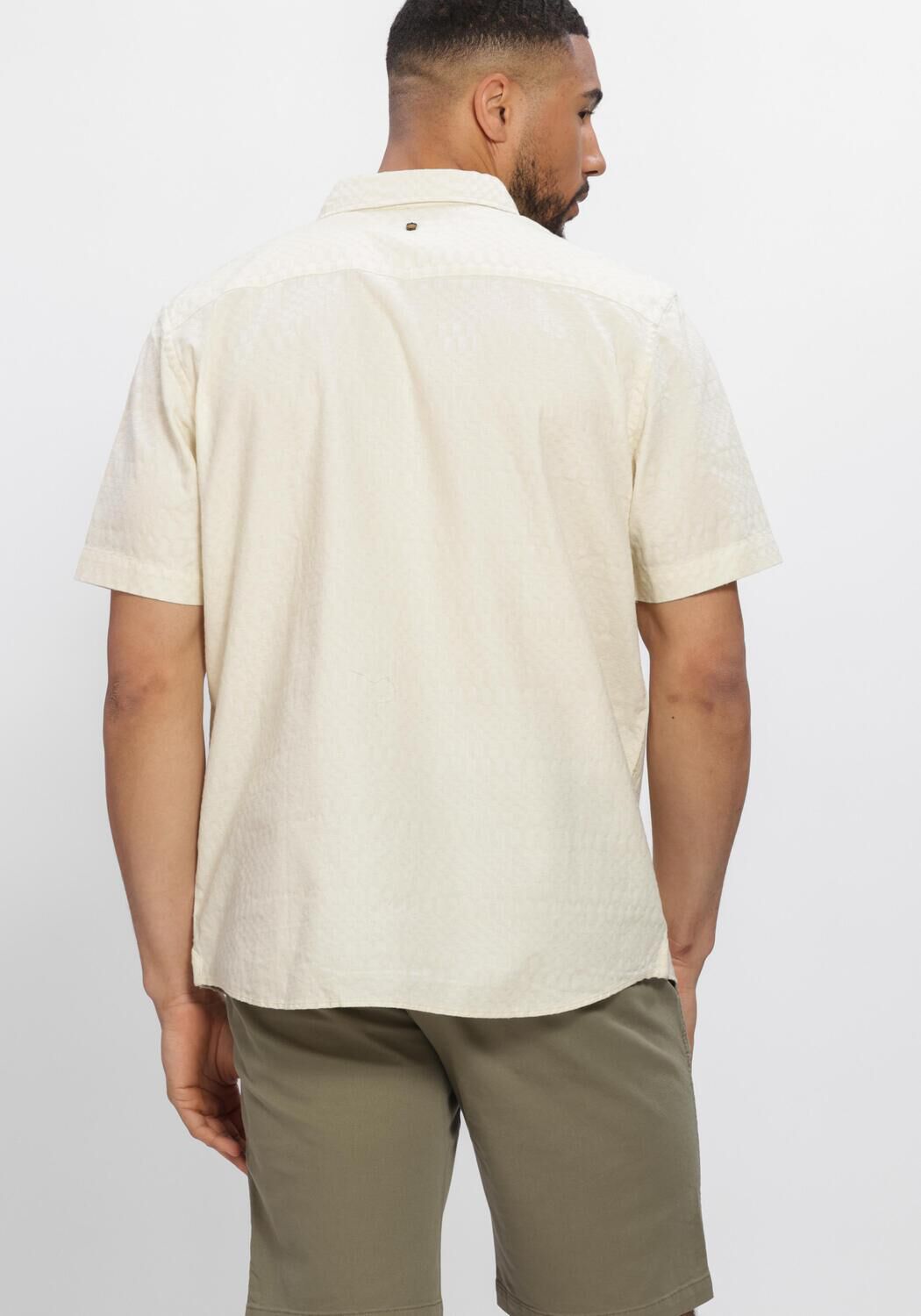 Creme PME LEGEND Casual-Oberhemd COOPER BARRY JACQUARD - large