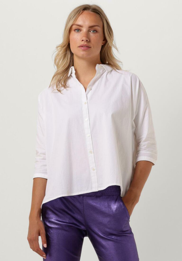 weiße by-bar bluse norel poplin blouse