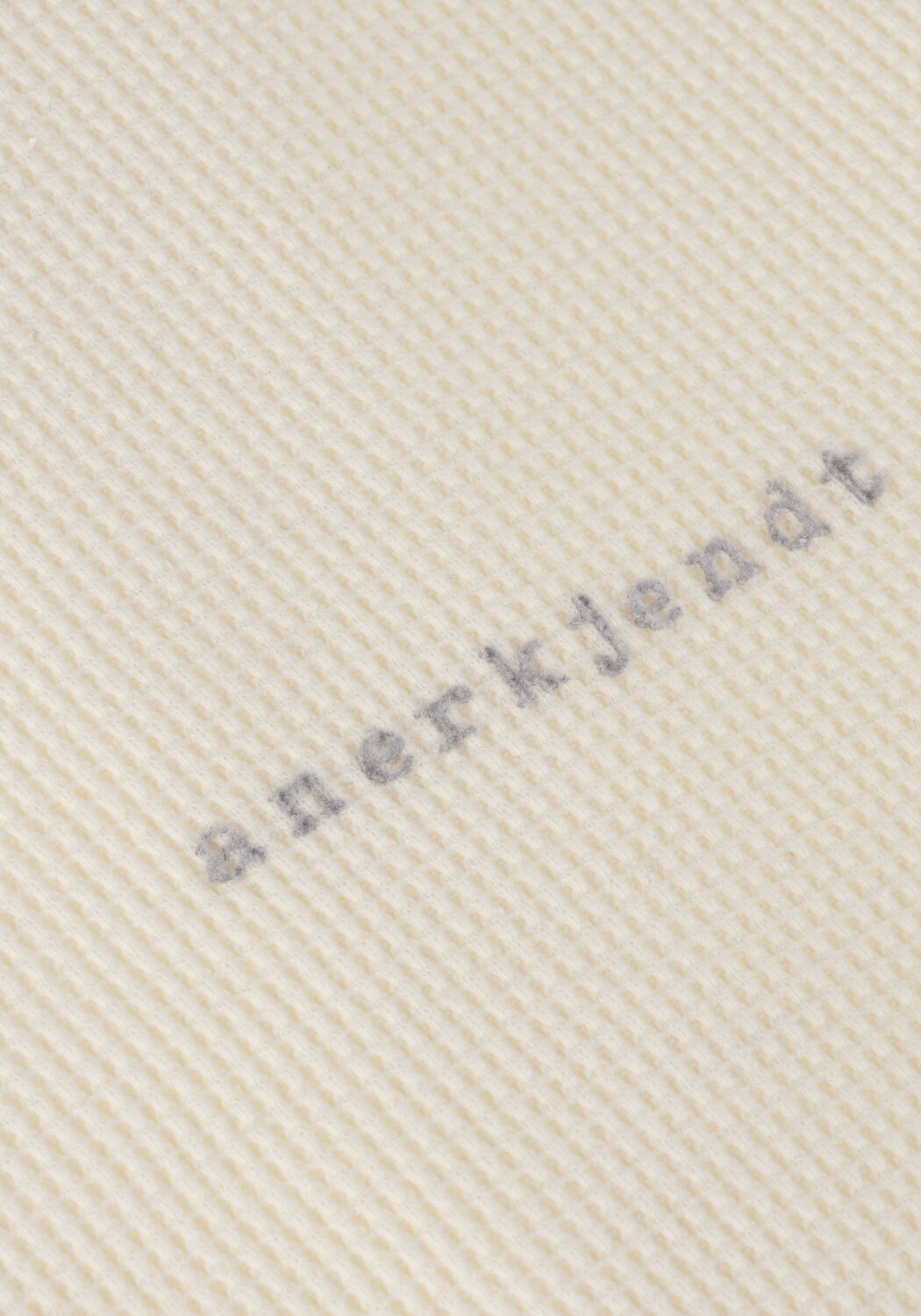 Nicht-gerade weiss ANERKJENDT T-shirt AKKIKKI S/S WAFFLE TEE - large