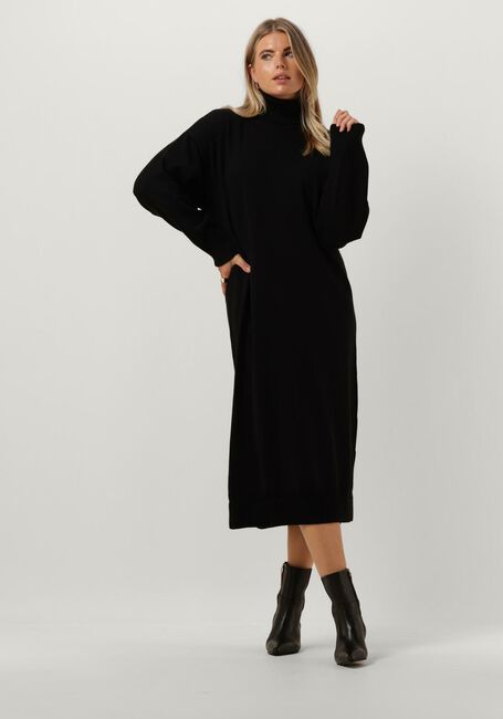 Schwarze MSCH COPENHAGEN Midikleid MSCHODANNA RACHELLE R DRESS - large
