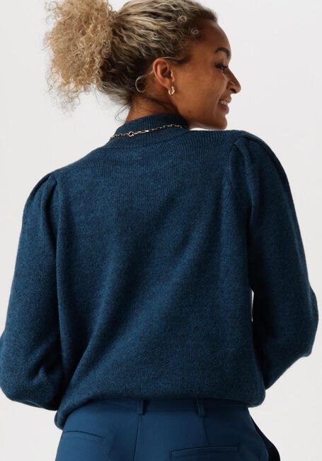 Blaue JANSEN AMSTERDAM Pullover HK186 TRUI AUDRY - large