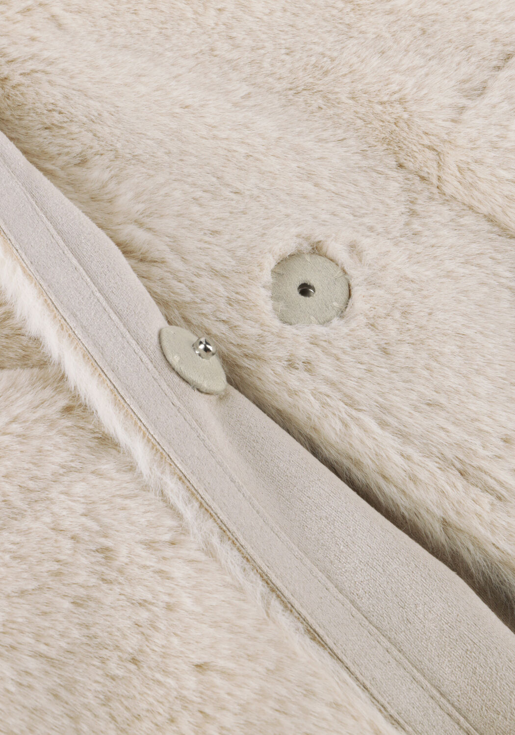 Ecru BEAUMONT Fake-Fur-Jack MAYA COAT - large