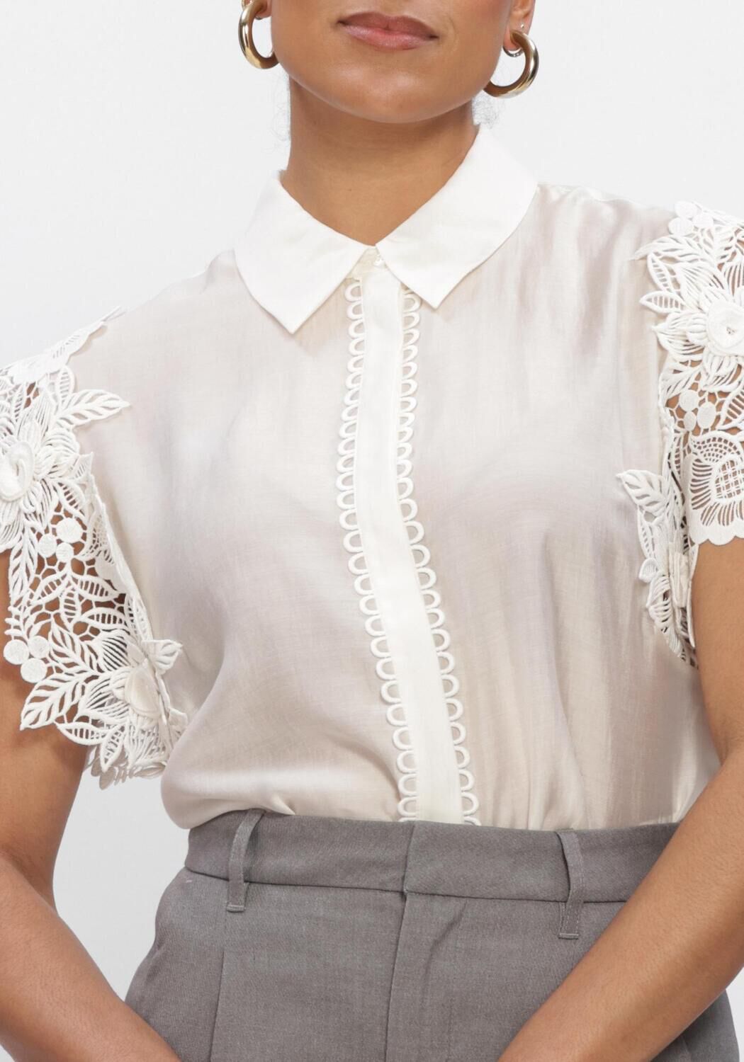 Ecru COPENHAGEN MUSE Tops & T-shirts CMMOLLY-SHIRT - large