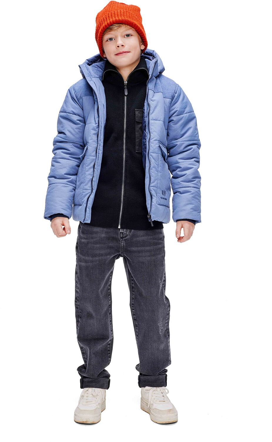 Dunkelblau RETOUR Wattierte Jack ROMAN - large