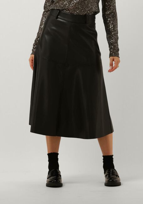 Schwarze BRUUNS BAZAAR Midirock VEGANI IMMA SKIRT - large