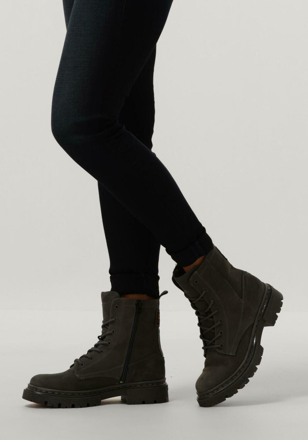 Graue G-STAR RAW Schn&uuml;rboots KAFEY HGH LACE NUB W - large