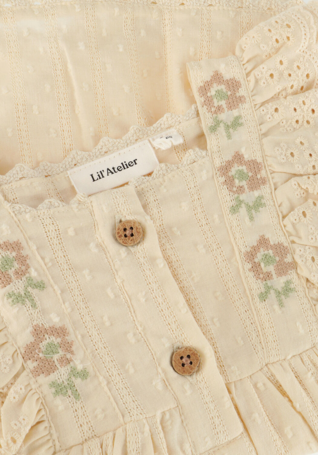 Sand LIL' ATELIER Minikleid NBFFANNIE SL BODY DRESS - large