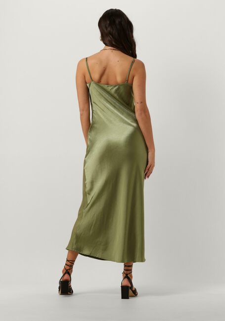 Grüne NOTRE-V Maxikleid SATIN STRAP DRESS - large