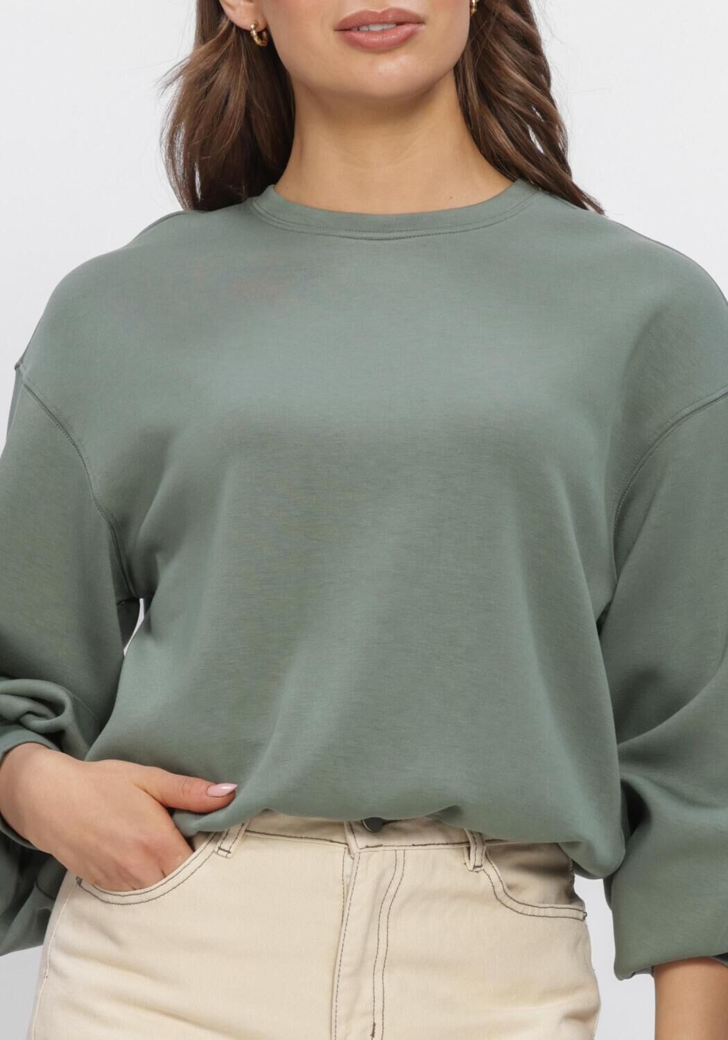 Gr&uuml;ne MSCH COPENHAGEN Sweatshirt MSCHBRIONNA IMA Q SWEATSHIRT - large