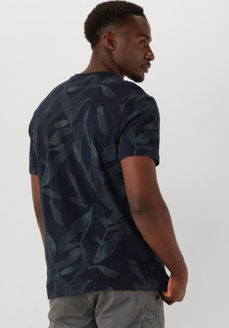Dunkelblau PME LEGEND T-shirt SLUB JERSEY AOP - large