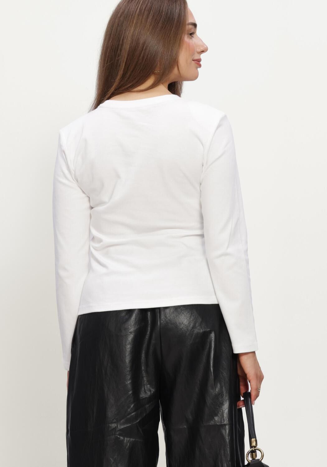 Wei&szlig;e CO'COUTURE Blusen ORIANECC LS PLEAT TIE TEE - large