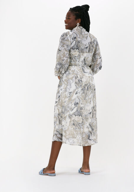 Grüne MSCH COPENHAGEN Midikleid KABRINA LS SHIRT DRESS AOP - large