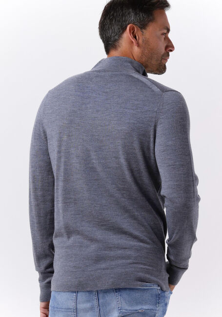 Graue CALVIN KLEIN Pullover MERINO QUARTER ZIP - large