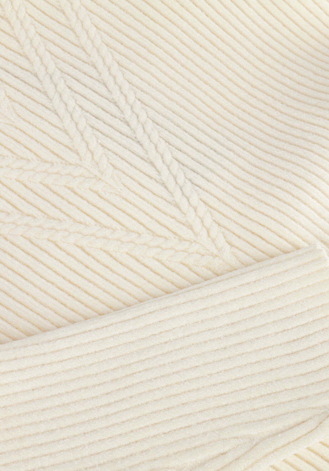 Nicht-gerade weiss GUESS Pullover LS RITA FUNNEL NK CABLE SWTR - large