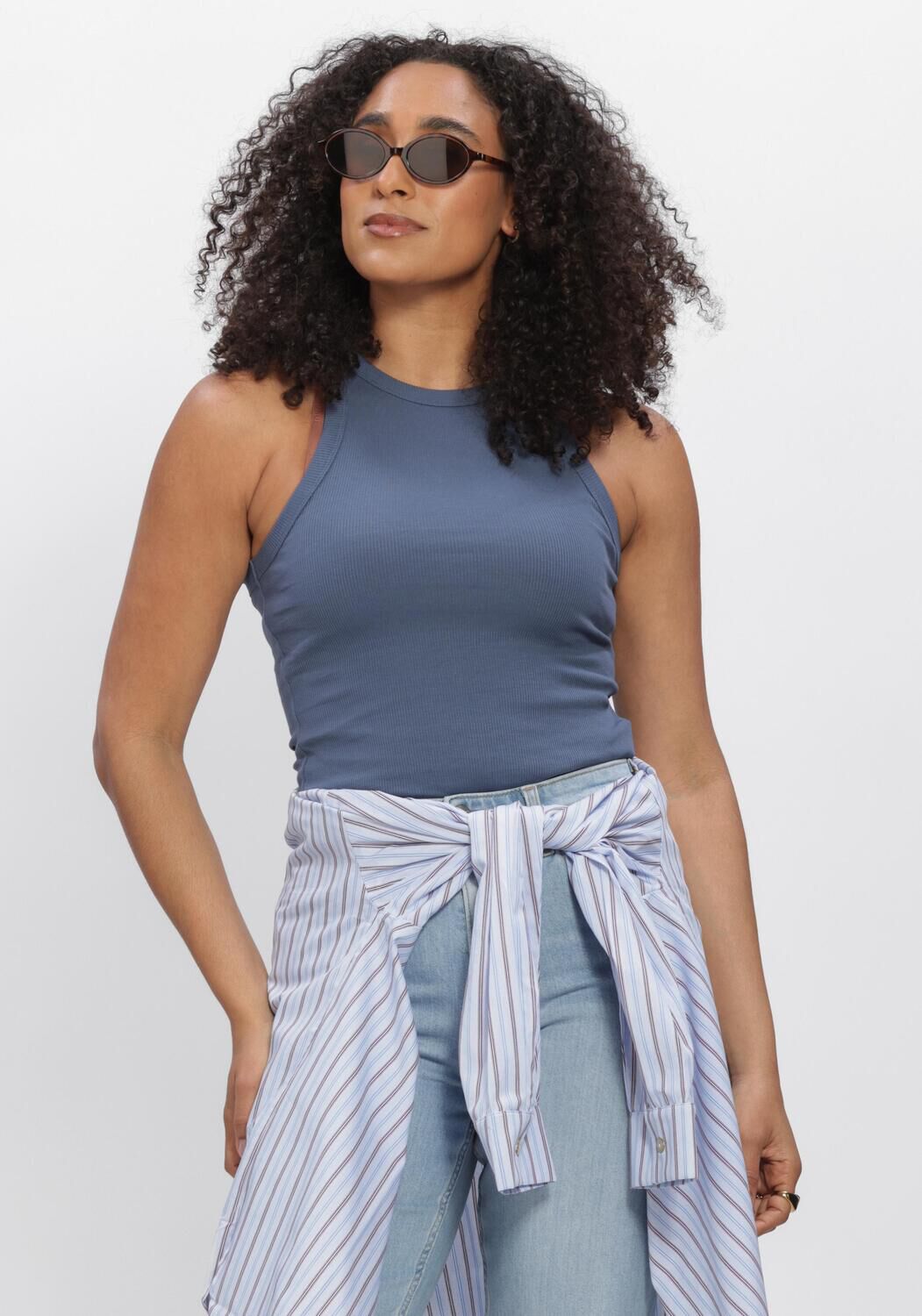 Blaue EDITED Top ORELIA TOP - large