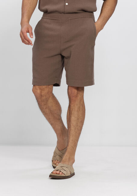 Braune SELECTED MEN Hosen SLHREGCAL SHORTS - large