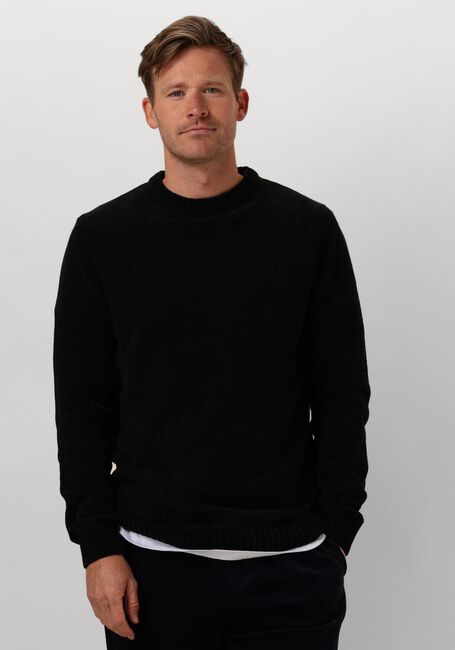 Schwarze ANERKJENDT Pullover AKSUNE CHENILLE KNIT - large