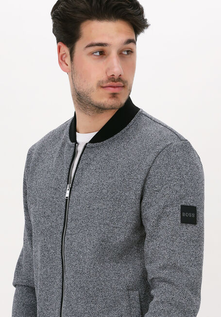 Schwarze BOSS Strickjacke SKILES 41 10238558 - large