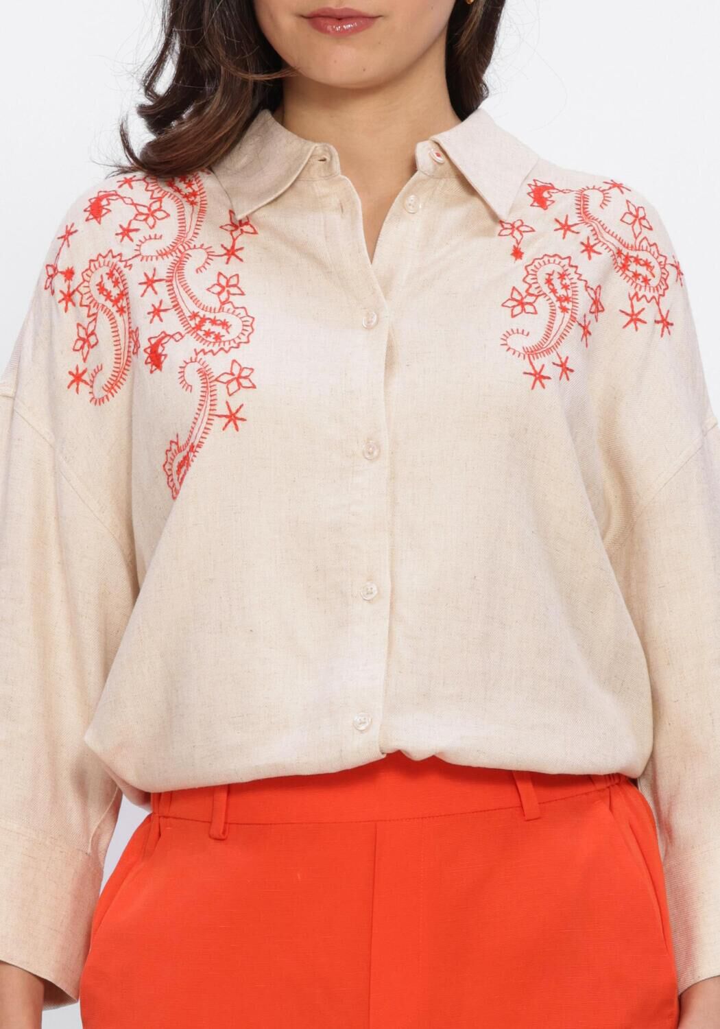 Beige MOS MOSH Tops & T-shirts MMAUDRI COLEEN SHIRT - large