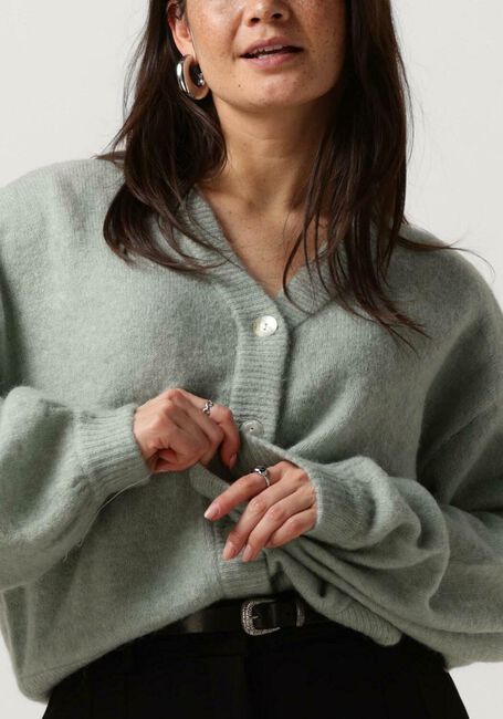 Grüne MSCH COPENHAGEN Strickjacke MSCHPETRINELLE HOPE CARDIGAN - large