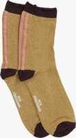 Goldfarbene BECKSONDERGAARD Socken SHIMMER PASHA SOCK - medium