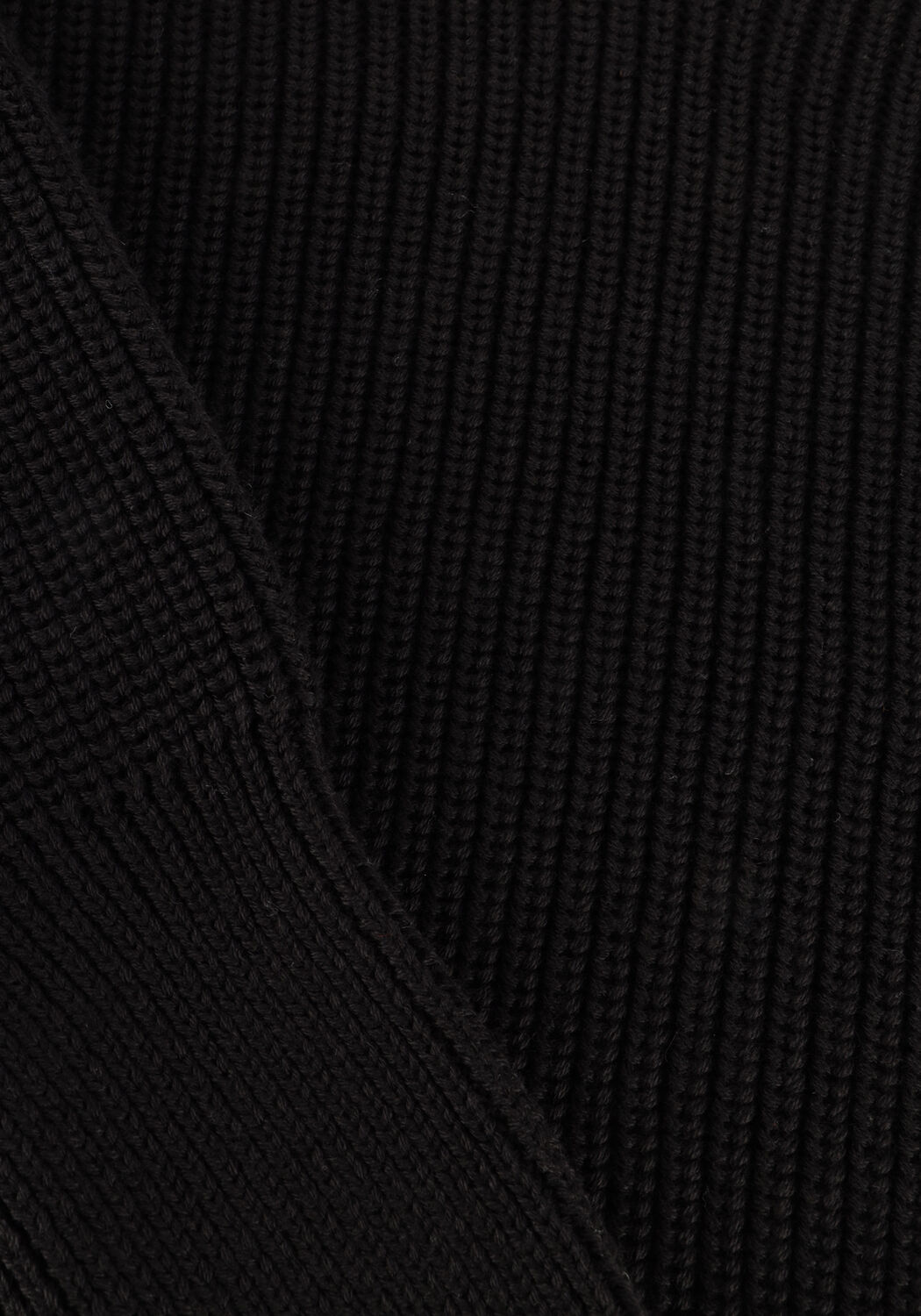 Schwarze MODSTR&Ouml;M Top GALENMD SHORT V-NECK - large