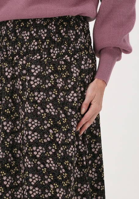Schwarze MSCH COPENHAGEN Midirock ILUNA RIKKELIE SKIRT - large