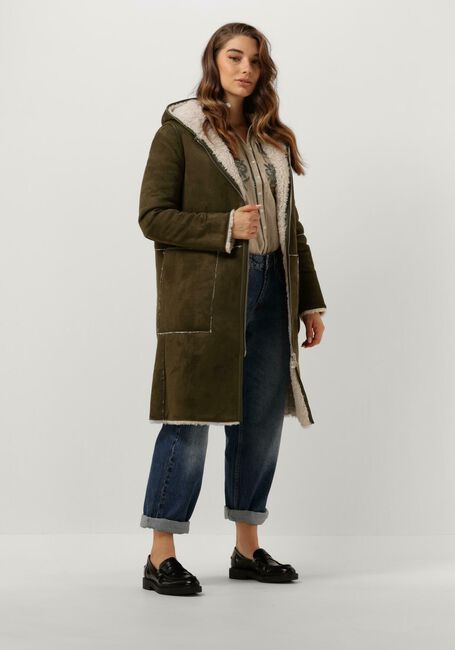 Grüne GOOSECRAFT Wattierte Jack GC ADELYN COAT - large