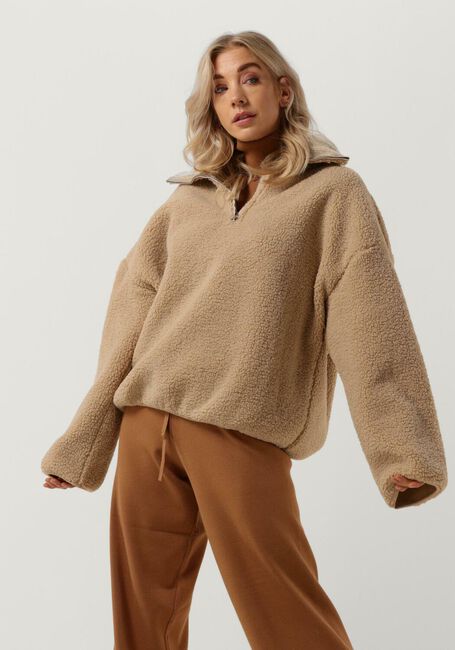 Sand PENN & INK Pullover PULLOVER TEDDY - large