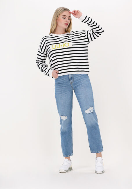 Weiße LIU JO Pullover MAGLIA CHIUSA M/L PORTALOGO - large