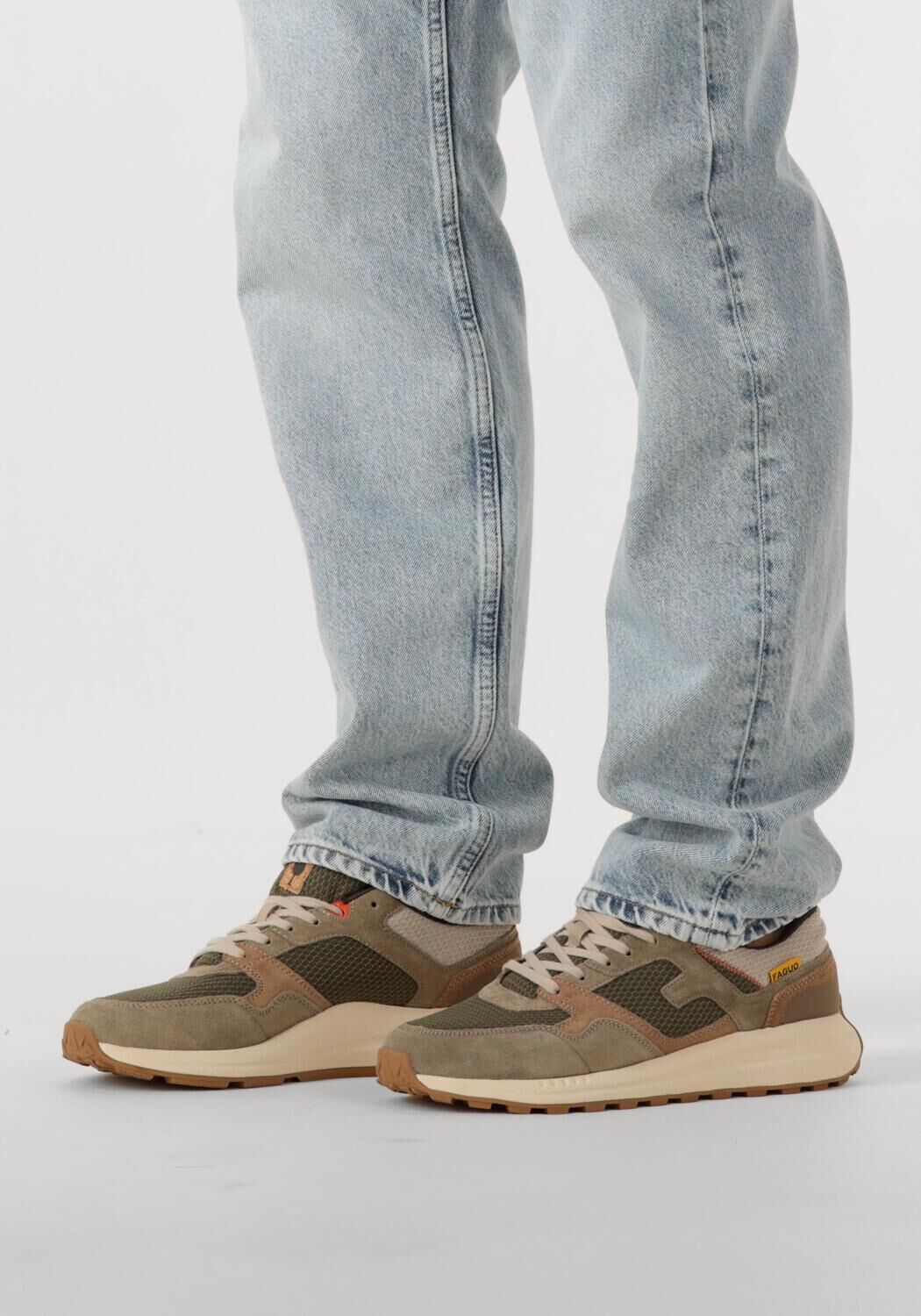 Gr&uuml;ne FAGUO Sneaker Low LIMWOOD SYN WOVEN - large