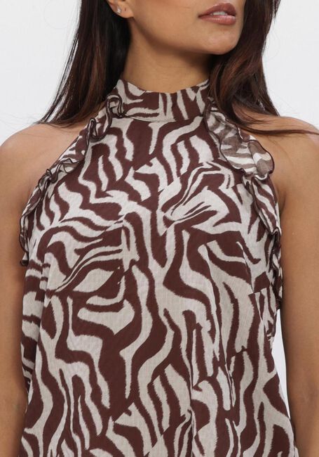 Mehrfarbige/Bunte DANTE6 Top GALILEE PRINTED HALTER TOP - large