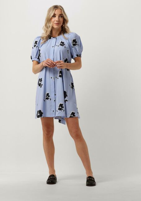 Blaue OBJECT Minikleid OBJJENNI 3/4 SHIRT DRESS - large