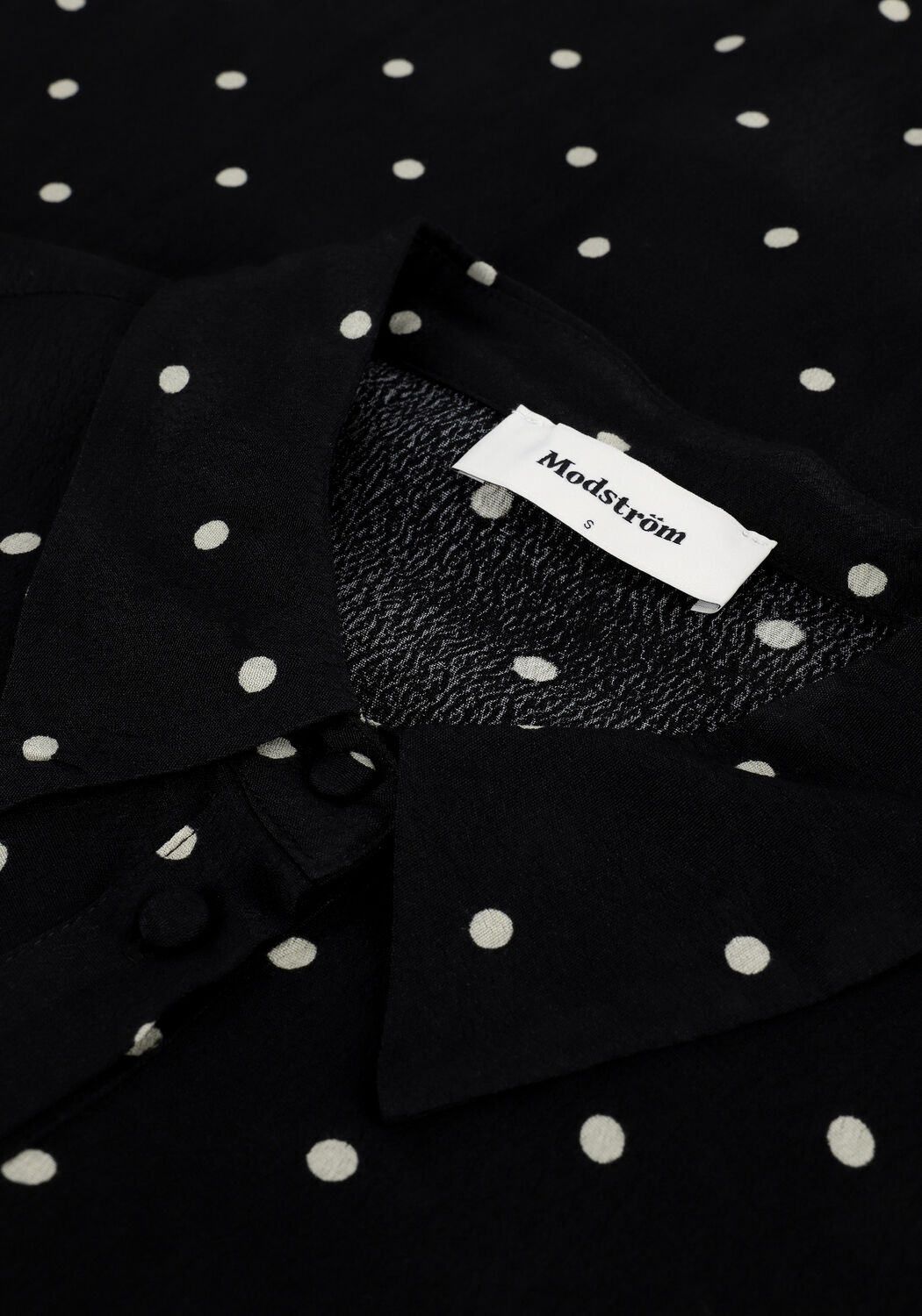 Schwarze MODSTR&Ouml;M Blusen NEELA PRINT SHIRT - large