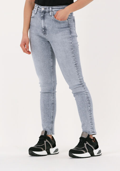 Hellgrau CALVIN KLEIN Skinny jeans HIGH RISE SKINNY ANKLE - large