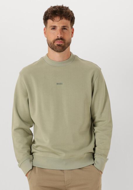 Olive BOSS ORANGE Sweatshirt WESMALLCREW 10244192 01 - large